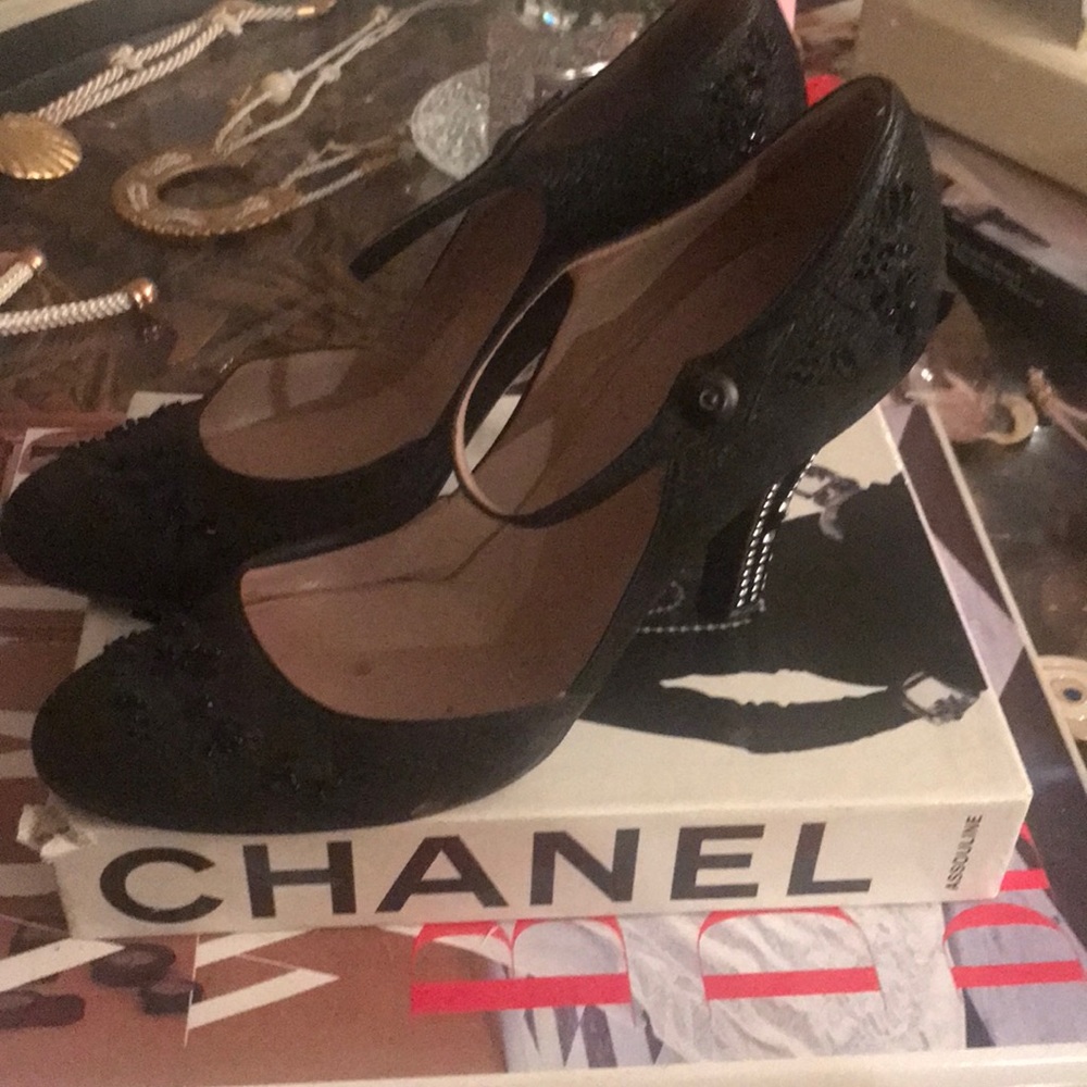 Prada Mary James with Swarovski Crystals